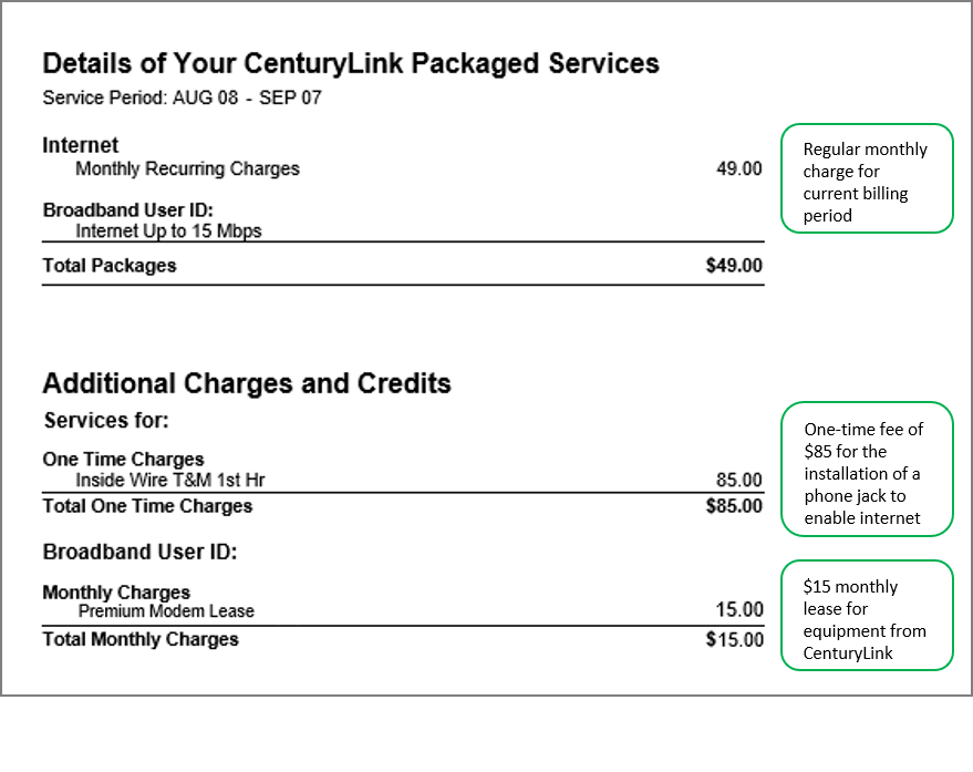 What To Expect On Your First Bill Brightspeed